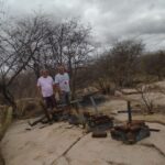 Quatro cruzes de cangaceiros no Jatobá da Estrada